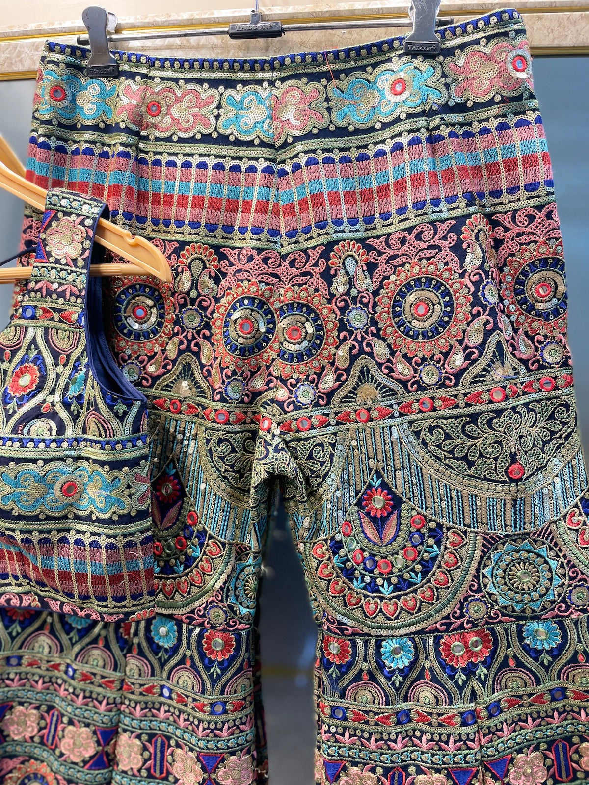 Women's crop top with sharara for wedding