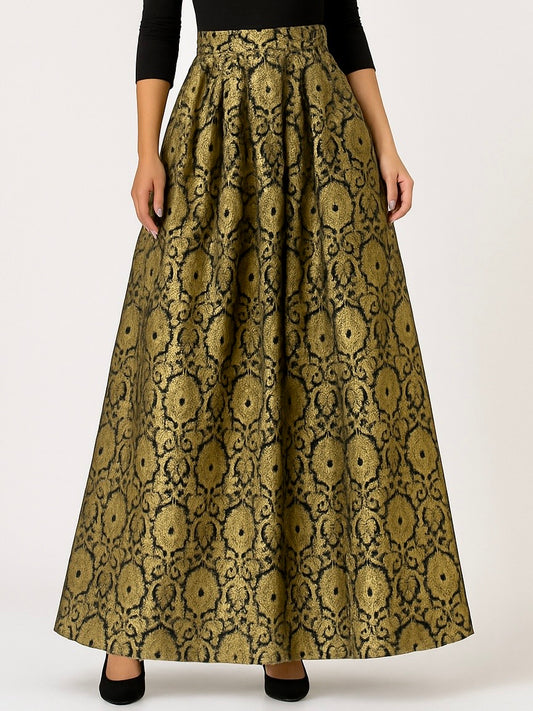 Made to measure High Waist Silk Skirt for women