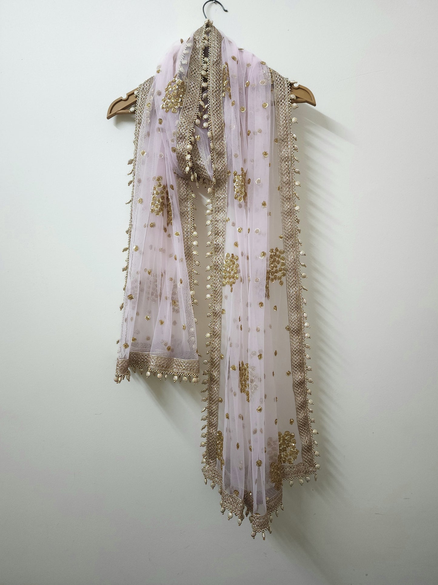 Baby Pink Bridal Dupatta For women