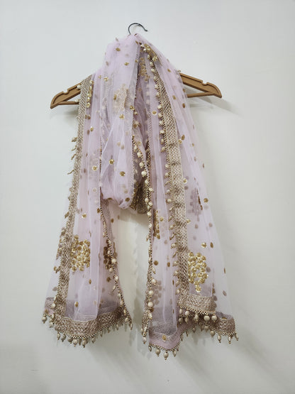 Baby Pink Bridal Dupatta For women