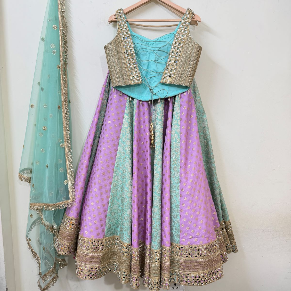 Lavender & Mint Lehenga Set
