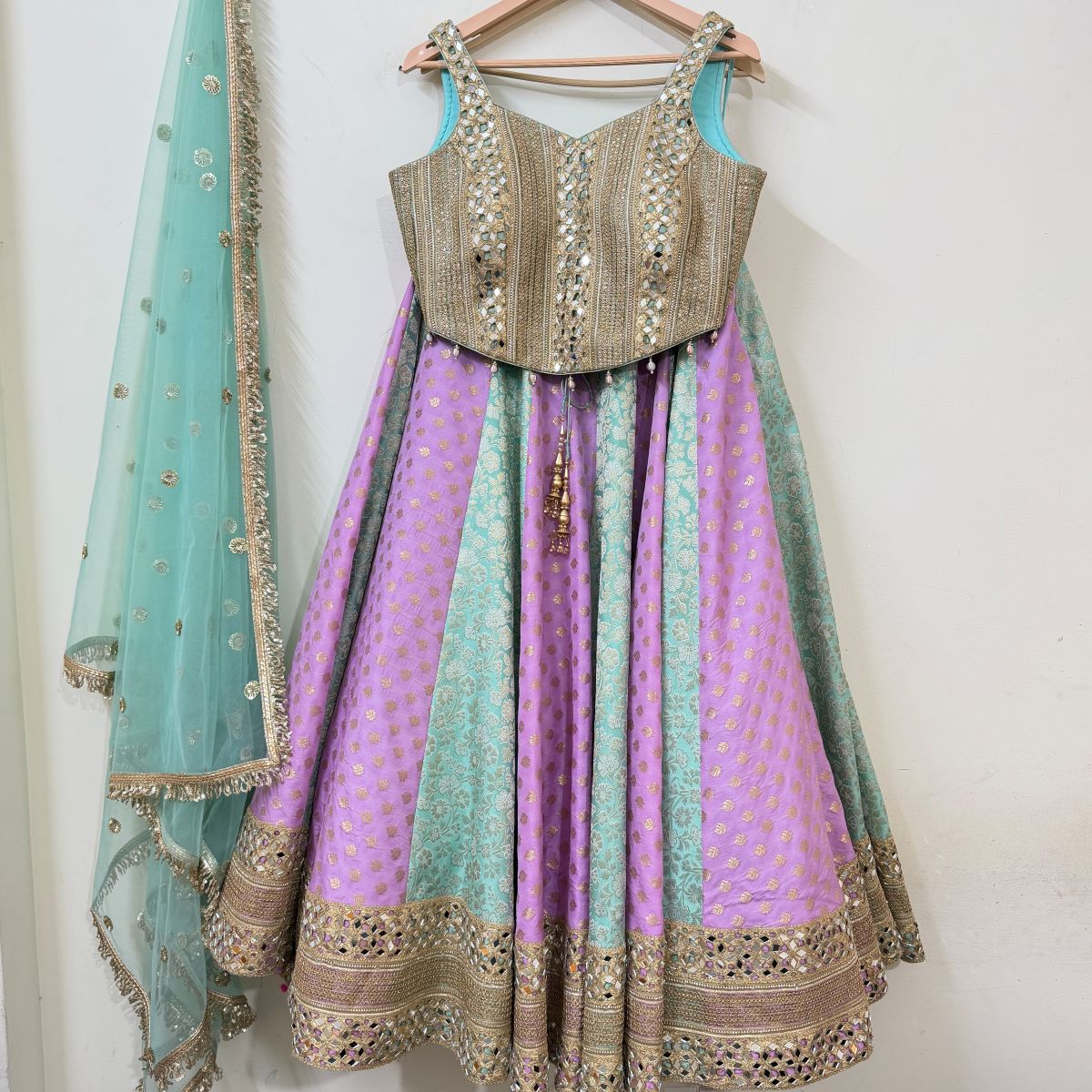 Lavender & Mint Lehenga Set