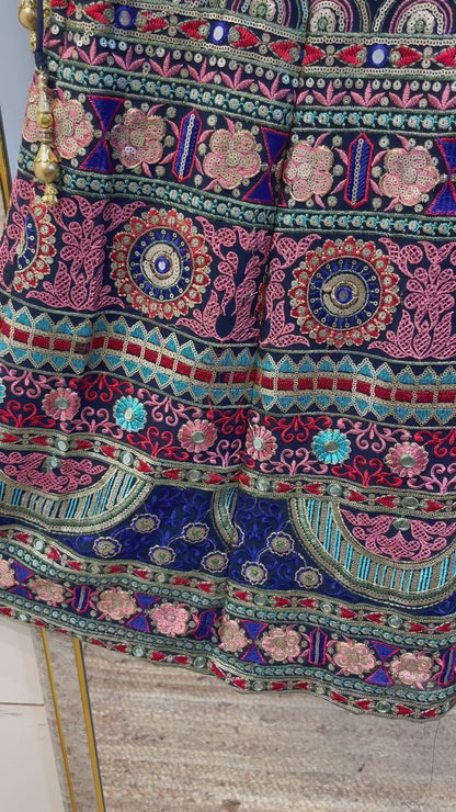 Women's crop top with sharara for wedding